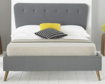 Rio bed Charcoal Grey (Update Image), 210x166x100cm