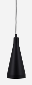 Lamp, Jammu, Black, 14x34cm