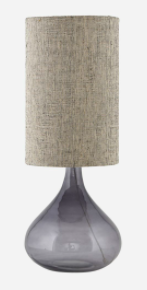 Lamp base, Small, Grey