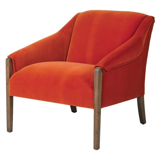 Kamila Tangerine Chair, 74x75x75cm