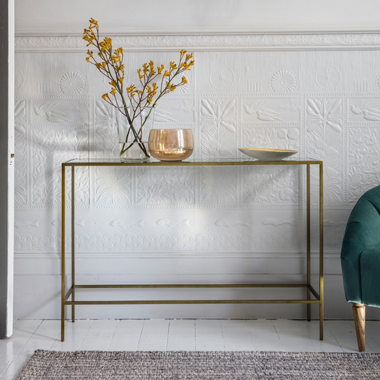 Rothbury Console Table Bronze, 110x35x76cm