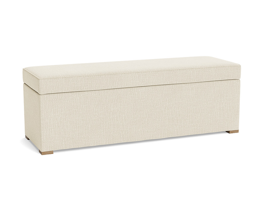 LOAF.COM ETON MESS OTTOMAN STORAGE FOOTSTOOL, 45x135x48cm