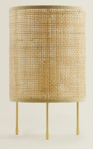 Rattan Lamp, 197 x 143 x 85cm