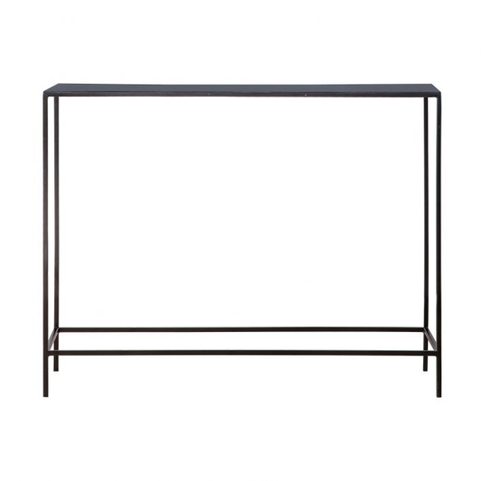 Mellieha Console Table Dark Grey, 100x30x76cm