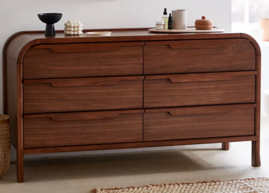 MARIENNE 6 DRAWER DRESSER, 52.7x142.24x78.74cm