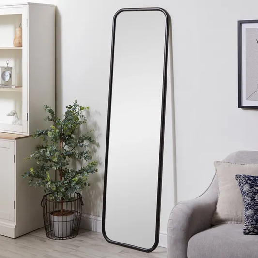 Pine Rounded Full Length Mirror