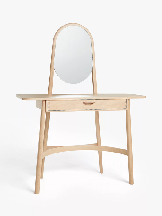 Rattan Dressing Table and Mirror, 46x105x133.5cm