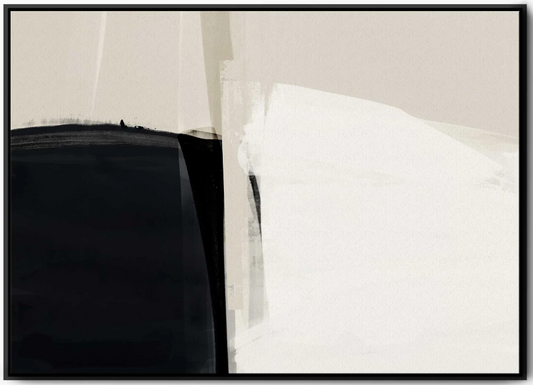 Seas The Day Framed Abstract Canvas Art, Large 105 x 75cm