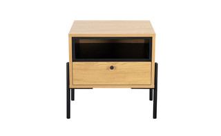 Madrid Bedside Table 1 Drawer, 40x50x50cm