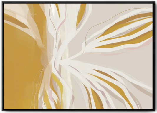 Mornin' Sunshine Framed Botanical Canvas Art 71.40 x 101.60