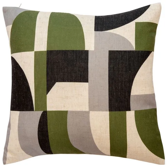 Malini Manhattan Olive Cushion 45 X 45