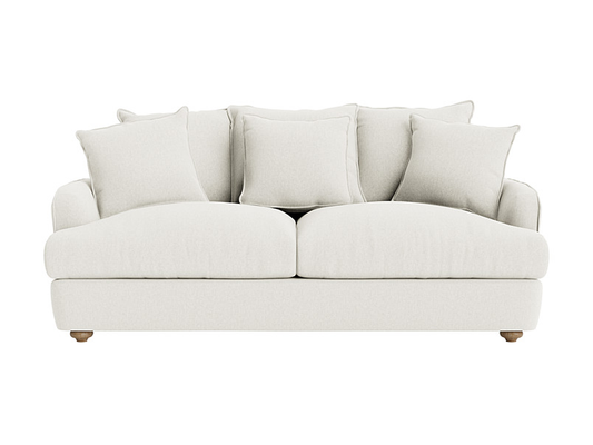 Medium Smooch Sofa In Linen, 236x104x93cm