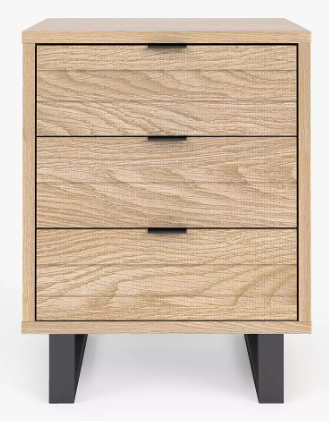 Sawn Bedside Table, 58.8x45x40cm