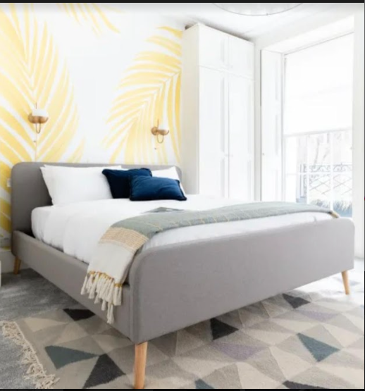 Grey King Bed