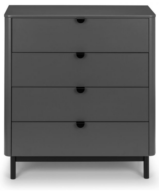 CHLOE 4 DRAWER CHEST, 85x40x90cm