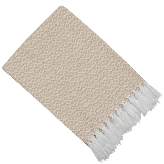 Malini Poseidon Natural Throw