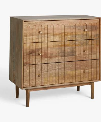 Groove 3 Drawer Chest