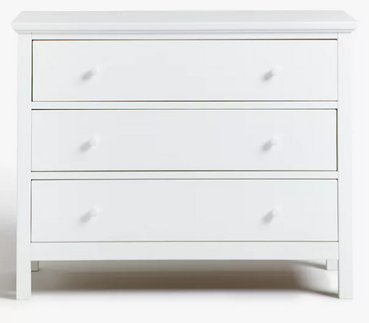 Wilton 3 Drawer Chest, 100x43.6x79cm