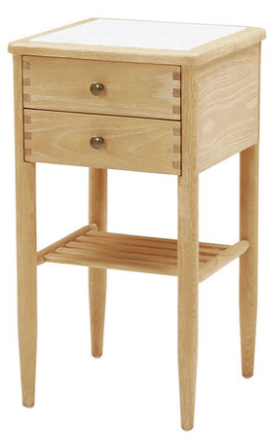 LOAF JOINER BEDSIDE TABLE, 70x38x38cm