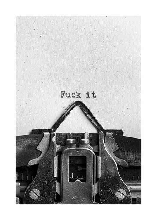 F**k It Poster