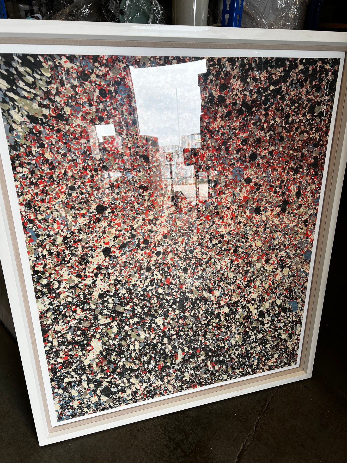 Memory Ware Flat, 110 x 128cm, framed