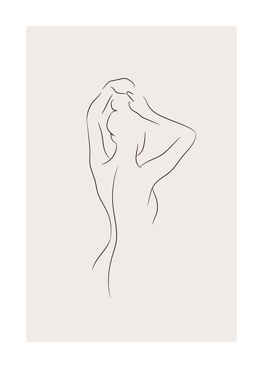 Simple Lines No1 Poster