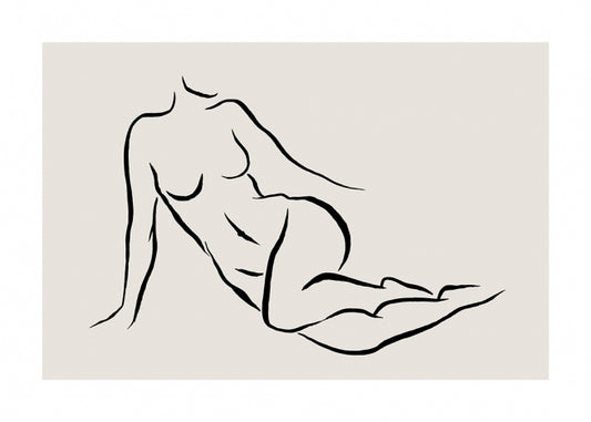 Female Lines No2 Poster