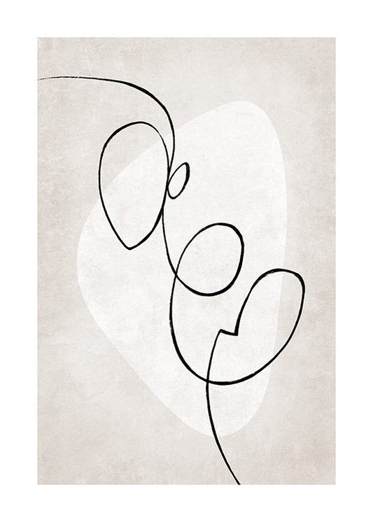 Artful Lines No1 Poster 