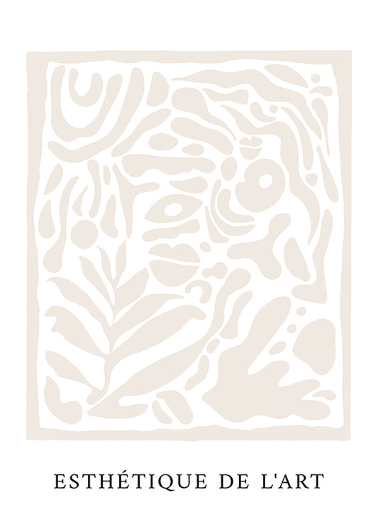 Esthétique de L'art Poster 30x40