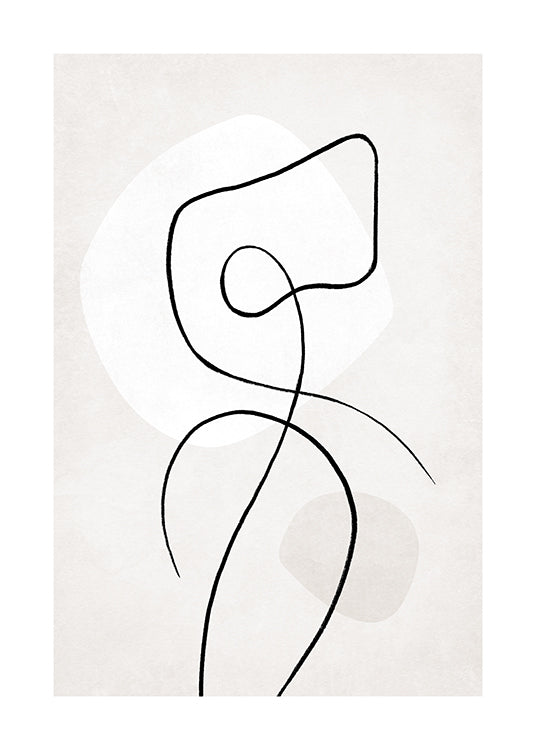 Artful Lines No4 Poster 