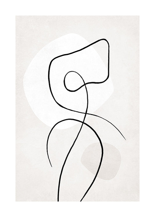 Artful Lines No4 Poster 
