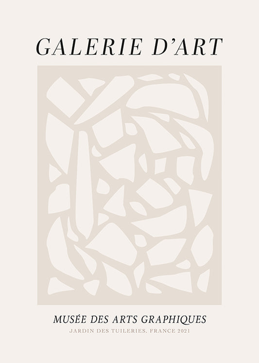 Galerie D'art No1 Poster 50x70cm
