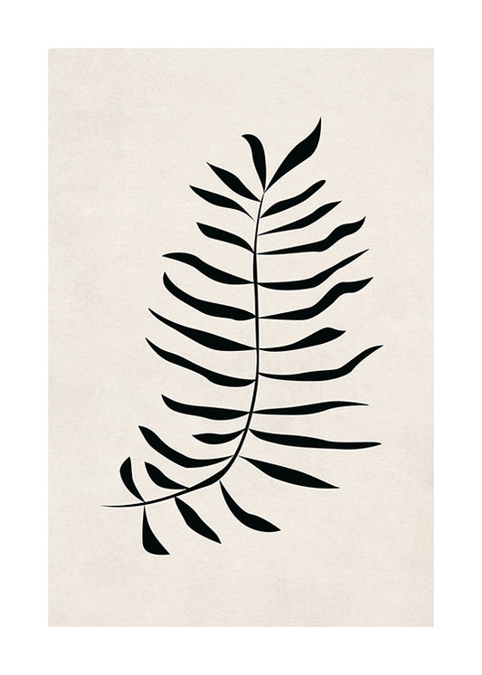 The Black Leaf Poster 50x70cm