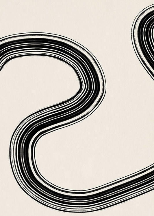 BLACK CURVE NO1 POSTER