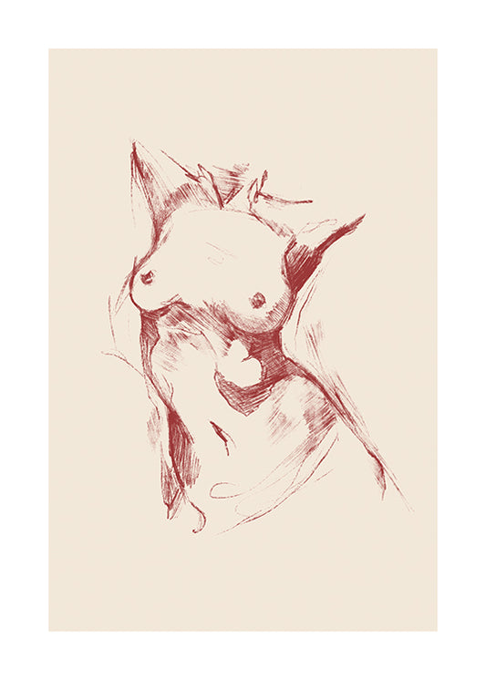 Body Sketch Poster