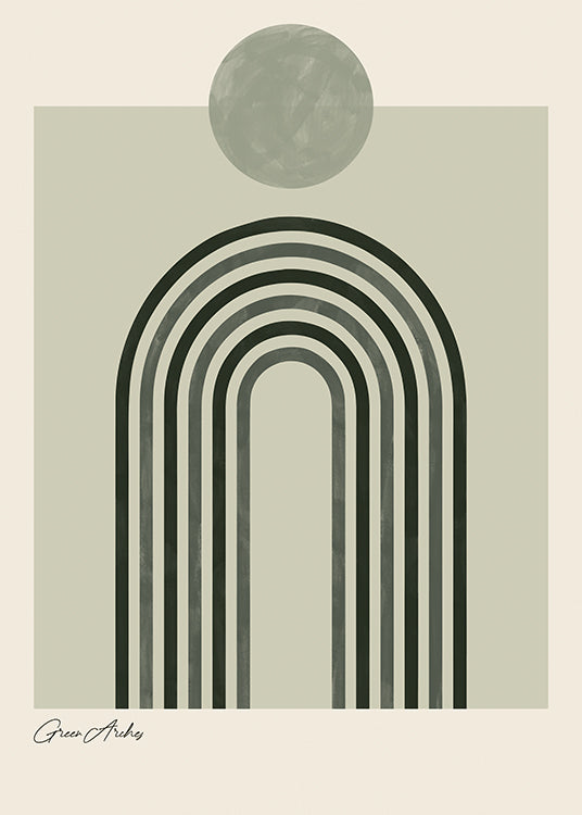 GREEN ARCHES POSTER