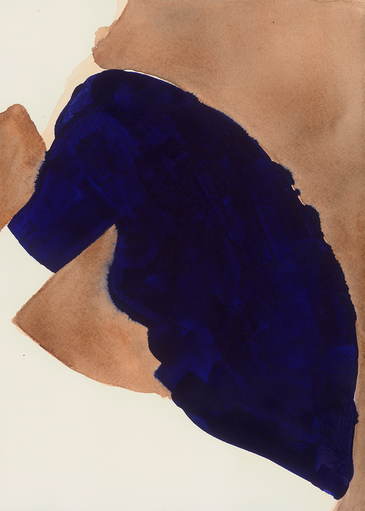 Blue Knit, 30x40