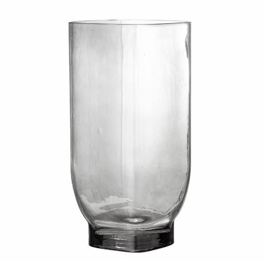 Irfa Vase, Grey, Glass