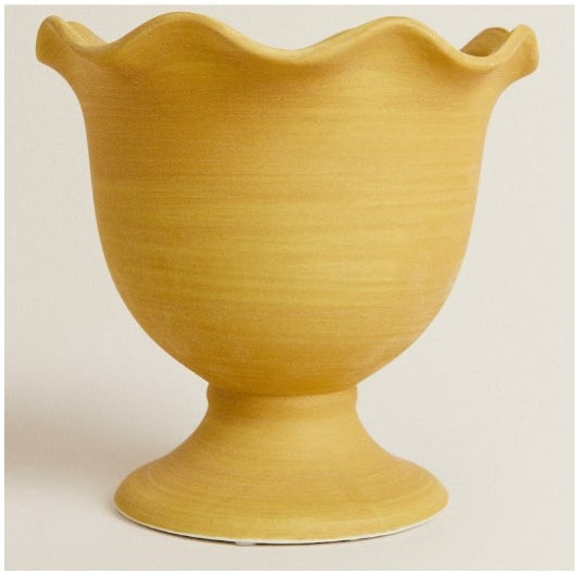 Mustard Yellow Pot