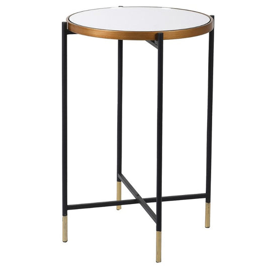 Medium Mirror Top Side Table, 60x44cm