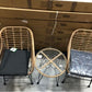 Bamboo Style Rattan 3 Piece Bistro Set