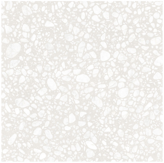 Pebble White Porcelain 600x600x10mm (M15)