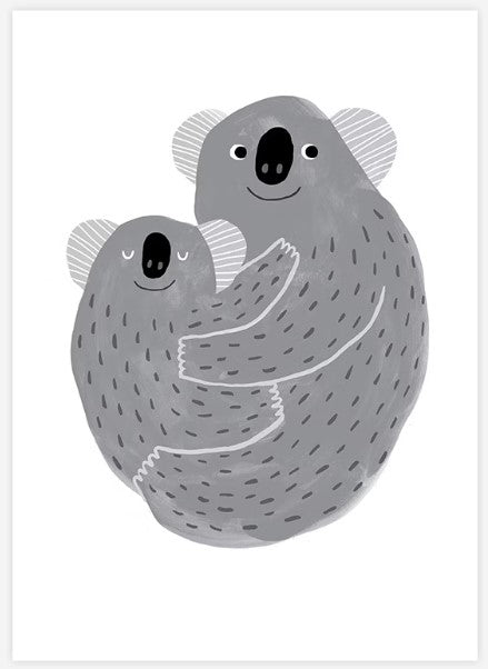 Koala Hug Poster
