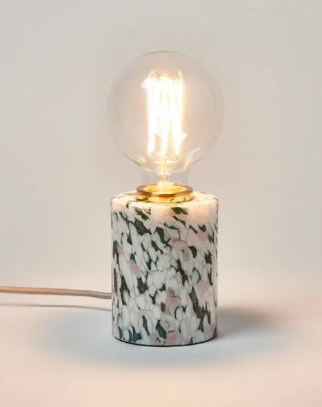 Green Glass Desk & Table Lamp