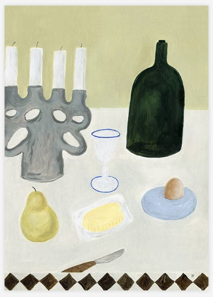 Isabelle Vandeplassche - Petit-déjeuner Poster