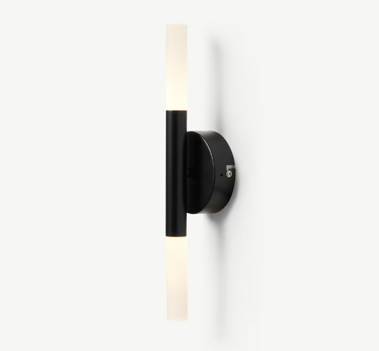 Wanda LED Bathroom Wall Light, Black