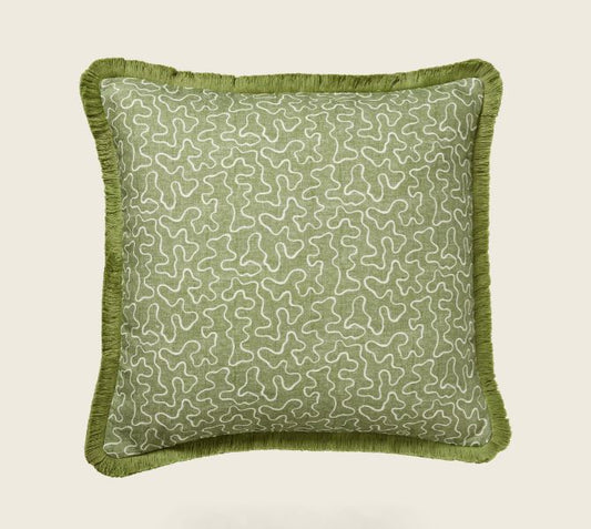 Leptoria Cushion Cover - Putting Green