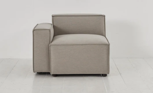 Left Arm Sofa Module | Pumice