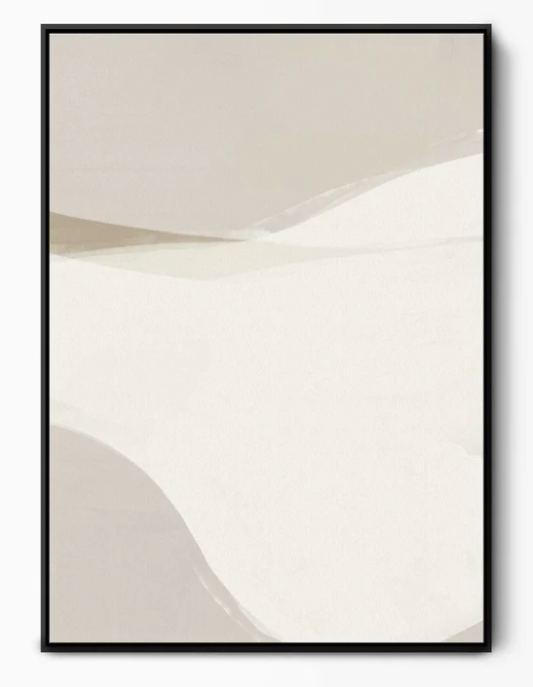 Go With The Flow Abstract Canvas Art (Large)  75x105cm