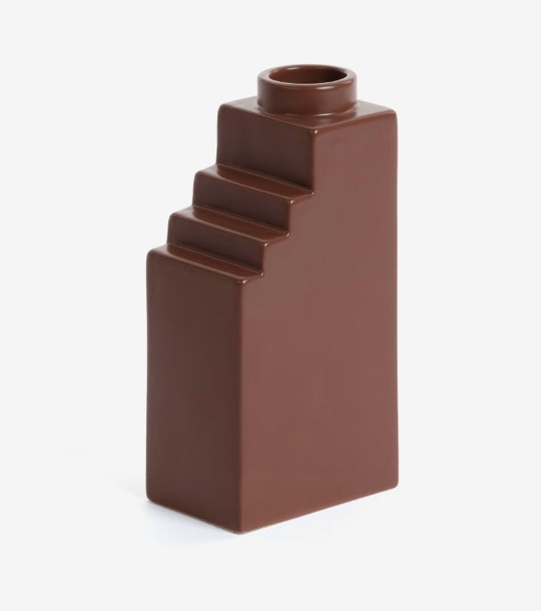 Anteia Ceramic Vase Brown